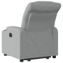 Sillón reclinable elevable de tela gris claro de , Sillones - Ref: Foro24-3206645, Precio: 273,27 €, Descuento: %