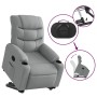 Sillón reclinable elevable de tela gris claro de , Sillones - Ref: Foro24-3206645, Precio: 273,27 €, Descuento: %