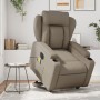 Cappuccino Synthetic Leather Electric Massage Recliner by , Armchairs - Ref: Foro24-3204571, Price: 345,42 €, Discount: %