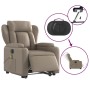 Cappuccino Synthetic Leather Electric Massage Recliner by , Armchairs - Ref: Foro24-3204571, Price: 345,42 €, Discount: %