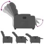 Sillón reclinable eléctrico de tela gris oscuro de , Sillones - Ref: Foro24-3204573, Precio: 269,84 €, Descuento: %