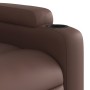 Sillón de masaje elevable eléctrico cuero sintético marrón de , Sillones - Ref: Foro24-3204567, Precio: 351,84 €, Descuento: %