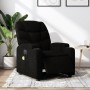 Sillón reclinable de masaje eléctrico tela negro de , Sillones - Ref: Foro24-3204586, Precio: 276,91 €, Descuento: %