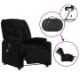 Sillón reclinable de masaje eléctrico tela negro de , Sillones - Ref: Foro24-3204586, Precio: 276,91 €, Descuento: %