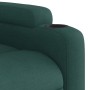 Electric massage recliner dark green fabric by , Armchairs - Ref: Foro24-3204590, Price: 268,98 €, Discount: %