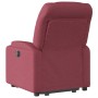 Sillón reclinable elevable tela rojo tinto de , Sillones - Ref: Foro24-3204599, Precio: 276,50 €, Descuento: %