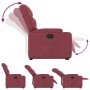 Sillón reclinable elevable tela rojo tinto de , Sillones - Ref: Foro24-3204599, Precio: 276,50 €, Descuento: %