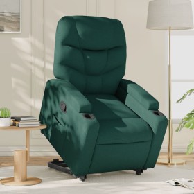 Dark green fabric lifting recliner by , Armchairs - Ref: Foro24-3204602, Price: 276,49 €, Discount: %