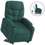 Dark green fabric lifting recliner by , Armchairs - Ref: Foro24-3204602, Price: 276,50 €, Discount: %