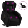 Black synthetic leather electric elevating massage chair by , Armchairs - Ref: Foro24-3204565, Price: 344,85 €, Discount: %