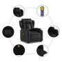 Sillón de masaje elevable eléctrico cuero sintético negro de , Sillones - Ref: Foro24-3204565, Precio: 339,99 €, Descuento: %