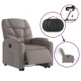 Sillón eléctrico reclinable elevable de tela gris taupe de , Sillones - Ref: Foro24-3204628, Precio: 373,99 €, Descuento: %