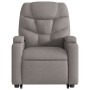 Sillón eléctrico reclinable elevable de tela gris taupe de , Sillones - Ref: Foro24-3204628, Precio: 373,99 €, Descuento: %