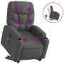 Dark Gray Fabric Reclining Foot Massage Chair by , Armchairs - Ref: Foro24-3204609, Price: 253,82 €, Discount: %