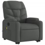 Dark Gray Fabric Reclining Foot Massage Chair by , Armchairs - Ref: Foro24-3204609, Price: 253,82 €, Discount: %