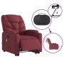 Sillón de masaje elevable eléctrico tela rojo tinto de , Sillones - Ref: Foro24-3204635, Precio: 344,49 €, Descuento: %