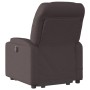 Sillón masaje eléctrico reclinable elevable tela marrón oscuro de , Sillones - Ref: Foro24-3204637, Precio: 393,99 €, Descuen...