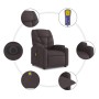 Electric massage chair reclining liftable dark brown fabric by , Armchairs - Ref: Foro24-3204637, Price: 327,04 €, Discount: %