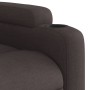 Sillón masaje eléctrico reclinable elevable tela marrón oscuro de , Sillones - Ref: Foro24-3204637, Precio: 393,99 €, Descuen...