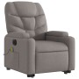 Liftable reclining electric massage chair taupe fabric by , Armchairs - Ref: Foro24-3204640, Price: 331,94 €, Discount: %