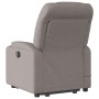 Liftable reclining electric massage chair taupe fabric by , Armchairs - Ref: Foro24-3204640, Price: 331,94 €, Discount: %