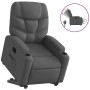 Sillón eléctrico reclinable elevable de tela gris oscuro de , Sillones - Ref: Foro24-3204621, Precio: 329,53 €, Descuento: %