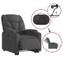 Sillón eléctrico reclinable elevable de tela gris oscuro de , Sillones - Ref: Foro24-3204621, Precio: 329,53 €, Descuento: %