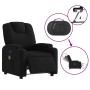 Sillón reclinable de masaje eléctrico tela negro de , Sillones - Ref: Foro24-3204358, Precio: 273,79 €, Descuento: %