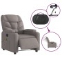 Electric massage recliner taupe gray fabric by , Armchairs - Ref: Foro24-3204592, Price: 275,49 €, Discount: %