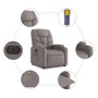 Electric massage recliner taupe gray fabric by , Armchairs - Ref: Foro24-3204592, Price: 275,49 €, Discount: %