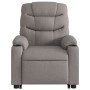 Sillón de masaje eléctrico reclinable elevable tela taupé de , Sillones - Ref: Foro24-3206679, Precio: 337,80 €, Descuento: %