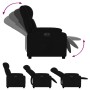 Sillón reclinable eléctrico de tela negro de , Sillones - Ref: Foro24-3205180, Precio: 254,22 €, Descuento: %