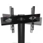 Corner TV cabinet 4 levels for 32-70 inches black silver by , TV Furniture - Ref: Foro24-358183, Price: 104,51 €, Discount: %