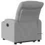 Liftable reclining electric massage chair light gray fabric by , Armchairs - Ref: Foro24-3206672, Price: 334,99 €, Discount: %