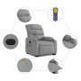 Liftable reclining electric massage chair light gray fabric by , Armchairs - Ref: Foro24-3206672, Price: 334,99 €, Discount: %