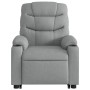 Sillón de masaje eléctrico reclinable elevable tela gris claro de , Sillones - Ref: Foro24-3206672, Precio: 330,99 €, Descuen...