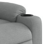 Sillón de masaje eléctrico reclinable elevable tela gris claro de , Sillones - Ref: Foro24-3206672, Precio: 330,99 €, Descuen...