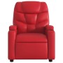 Sillón reclinable eléctrico de cuero sintético rojo de , Sillones - Ref: Foro24-3204649, Precio: 268,10 €, Descuento: %