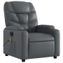 Gray synthetic leather electric reclining massage chair by , Armchairs - Ref: Foro24-3204654, Price: 280,91 €, Discount: %