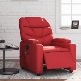 Red Artificial Leather Electric Recliner Massage Chair by , Armchairs - Ref: Foro24-3204656, Price: 286,15 €, Discount: %