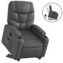 Sillón reclinable elevable cuero artificial gris de , Sillones - Ref: Foro24-3204661, Precio: 295,46 €, Descuento: %