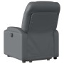 Sillón reclinable elevable cuero artificial gris de , Sillones - Ref: Foro24-3204661, Precio: 295,46 €, Descuento: %