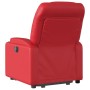 Sillón reclinable elevable cuero artificial rojo de , Sillones - Ref: Foro24-3204663, Precio: 288,17 €, Descuento: %