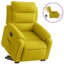 Sillón eléctrico reclinable elevable de terciopelo amarillo de , Sillones - Ref: Foro24-3205121, Precio: 435,99 €, Descuento: %