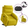 Sillón eléctrico reclinable elevable de terciopelo amarillo de , Sillones - Ref: Foro24-3205121, Precio: 435,53 €, Descuento: %