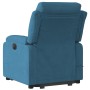 Sillón reclinable de masaje eléctrico elevable terciopelo azul de , Sillones - Ref: Foro24-3205135, Precio: 392,05 €, Descuen...