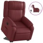 Sillón elevable eléctrico cuero artificial rojo tinto de , Sillones - Ref: Foro24-3205168, Precio: 327,03 €, Descuento: %