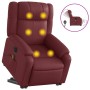 Electric lifting massage chair red artificial leather by , Armchairs - Ref: Foro24-3205175, Price: 337,66 €, Discount: %