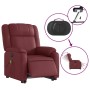 Electric lifting massage chair red artificial leather by , Armchairs - Ref: Foro24-3205175, Price: 337,66 €, Discount: %