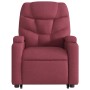 Sillón eléctrico reclinable elevable de tela rojo tinto de , Sillones - Ref: Foro24-3204623, Precio: 435,99 €, Descuento: %